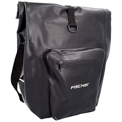 FISCHER Sacoche de porte-bagages de vélo Tour, noir