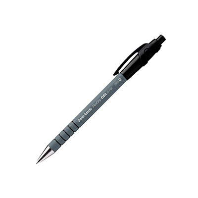 Stylo gel Papermate Flexgrip rétractable - noir