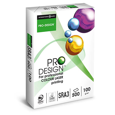 Papier ProDesign - blanc satiné - 100 g - SRA3 - spécial laser - ramette 500 feuilles