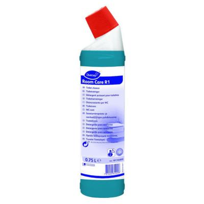 Gel nettoyant toilettes WC Diversey Room Care R1 - Flacon de 750 ml