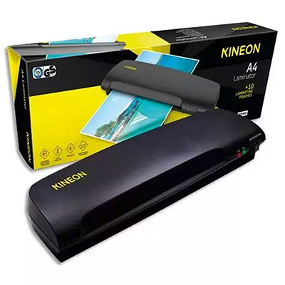Plastifieuse A4 Kineon - 80 à 125 microns + 10 pochettes incluses L403-A