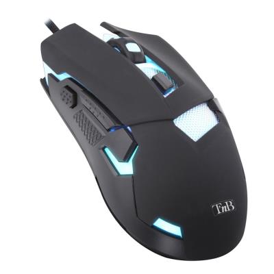 Souris gaming TNB Rage - ergonomique filaire - noir