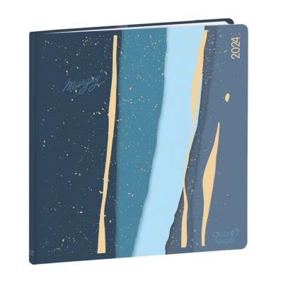 Agenda semainier Quo Vadis Exécutif Marguy - 16 x 16 cm - Mineral - Décembre à Décembre