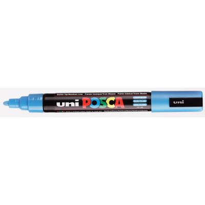 Marqueur peinture Uni Posca PC-5M - pointe conique - 2,5 mm - bleu clair