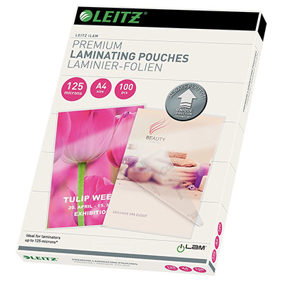 Pochettes de plastification Leitz - A4 - 125 microns - pack de 100