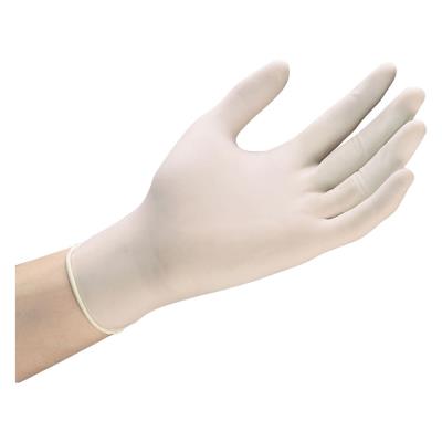 Gants usage court en latex poudrés Unigloves - blancs - Taille L - Boîte distributrice de 100
