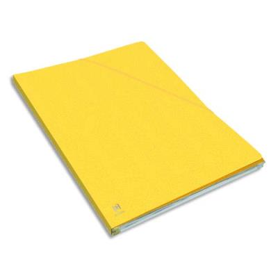 Chemise Elba Eurofolio Alpina - carte lustrée 5/10e - dos 1,5 cm - jaune