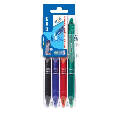 Stylo roller rétractable encre gel effaçable Pilot FriXion Clicker pointe moyenne 0,7 mm - Etui rigi