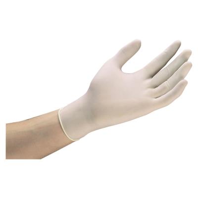 Gants usage court en latex non poudrés Unigloves - blancs - Taille S - Boîte distributrice de 100