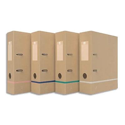 Classeur à levier A4 Touareg - dos 7 cm - coloris naturel