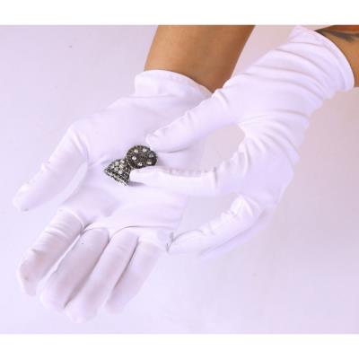 Gants de propreté coton et lycra - Blanc - Taille 9