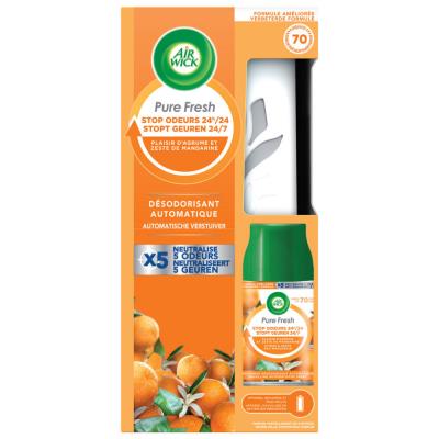 Diffuseur automatique Air Wick Pure Fresh + 1 recharge parfum Mandarine