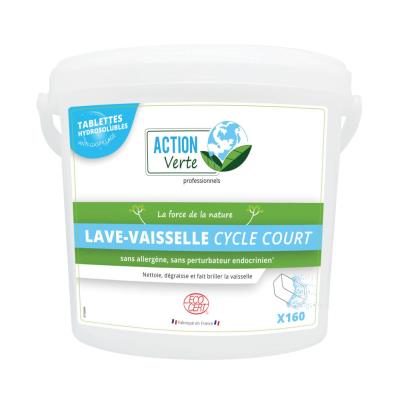 Tablettes lave-vaiselle - cycle court - 160 pastilles