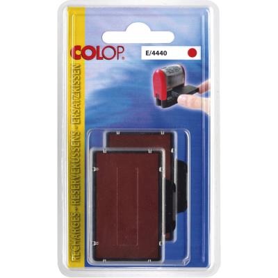 Cassette d'encre Colop E/4440 compatible Trodat 5203/ 5253/ 5440 - rouge - blister 2 unités