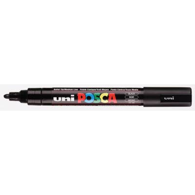 Marqueur peinture Uni Posca PC-5M - pointe conique - 2,5 mm - noir