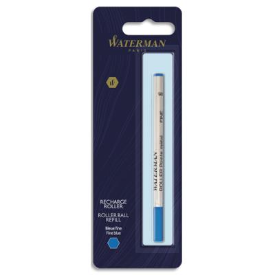 Recharge Waterman pour roller pointe fine - bleue