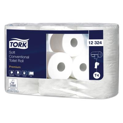 Papier toilette Tork avec mandrin compact Advanced - 12324 - 42 rouleaux - pour TORK T4