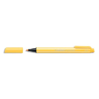 Stylo-feutre Stabilo PointMax - Pointe moyenne 0,8mm - Ecriture souple et sans bavure - Couleur jaun