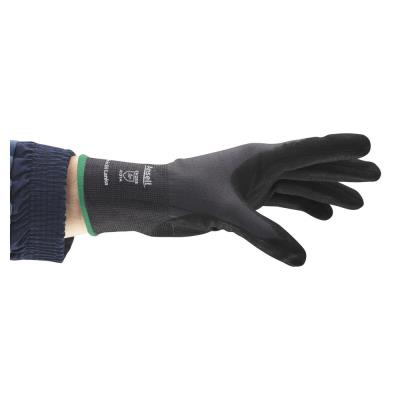Gants de manutention Ansell HyFlex 11-840 mousse de nitrile - Noir - Taille 8