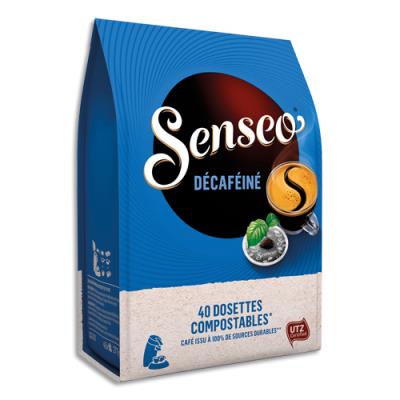Dosette de café moulu décaféiné Senseo - 277 g - 6,9g/dosette - paquet de 40
