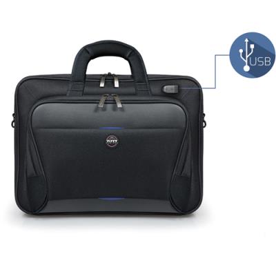 Sacoche connectée Toploading Port Designs Chicago Evo - 13,3/15,6 