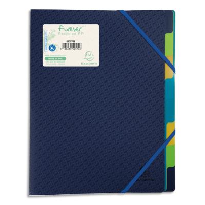 Trieur Forever Exacompta - 8 compartiments - polypropylène - 3 rabats