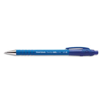 Stylo gel Papermate Flexgrip rétractable - bleu