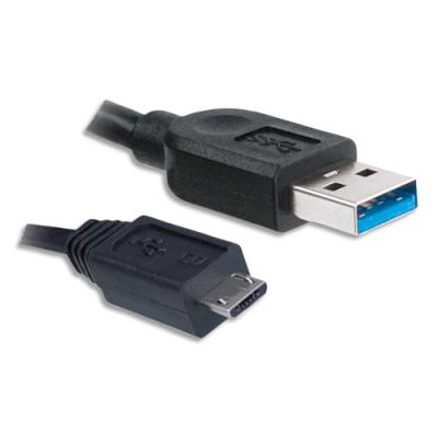 Câble USB 2.0 USB-A/Micro USB Mâle/Mâle 570310 APM - 2 m - noir