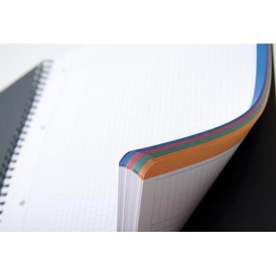 Cahier Rhodia 4colorsbook spirale en carte 160 pages 5X5 format 22,5x29,7cm - Coloris orange