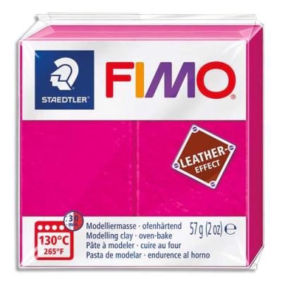 Pain Graine Créative 57g FIMO EFFECT CUIR couleur violet