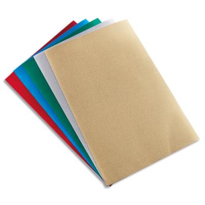 Pochette de 10 feuilles O'Color de caoutchouc mousse 20x30cm, couleurs métal assorties