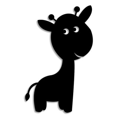 Sticker ardoise Sodertex GIRAFO 135 microns - 51 x 80 cm - 1 pc - 1 coloris assorti