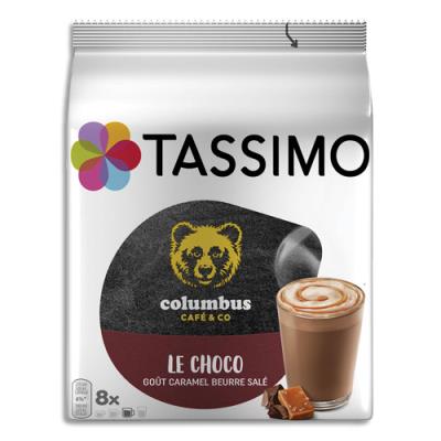 Sachet 8 doses de Tassimo Colombus Chocolat - Goût original de caramel au beurre salé
