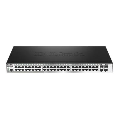 D-Link DGS 1510-52X - Commutateur - C3 - intelligent - 48 x 10/100/1000 + 4 x 10 Gigabit SFP+ - de b