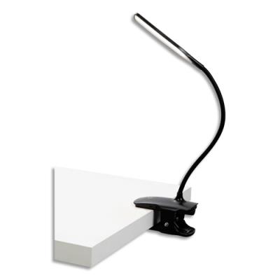 Lampe sans fil Alba LEDCLIP - ABS silicone - 3 niveaux d'intensité - Tête:15x3 cm Bras:26 cm Base:12