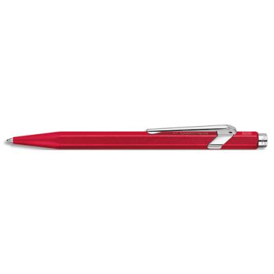 Stylo bille Caran d'Ache 849 Colormat X - Corps hexagonal en aluminium - finition microbillée - Corp