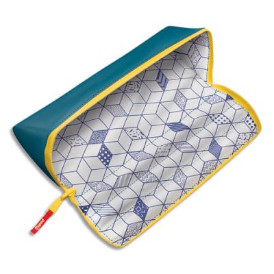 Trousse ouverture XXL Maped - réversible et personnalisable - En polyester - 22x6cm - Modèle basic v