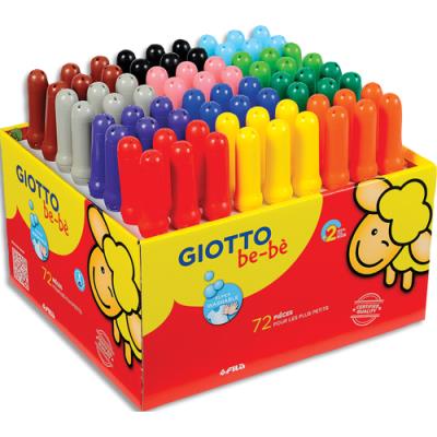 Schoolpack de 72 feutres Giotto BE-BE Maxi - assortis