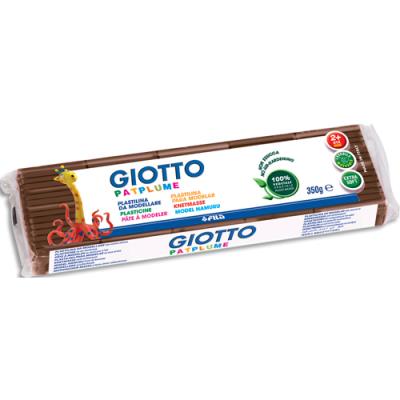 Pâte à modeler Giotto Patplume 350 g - Marron