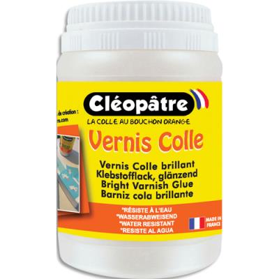 Pot de vernis colle brillant Cleopatre au format de 250 g