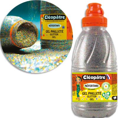 Flacon de gel pailleté Cleopatre multicolore - 500 ml