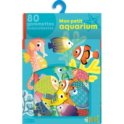 Boîte de 80 gommettes Lito Diffusion sur le thème de mon premier aquarium - A partir de 3 ans
