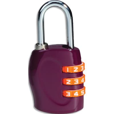 Cadenas de couleur à combinaison 3 chiffres Carpentras Sign - coloris violet