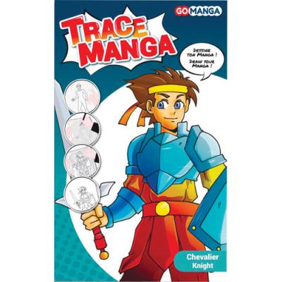 Pochoir Trace Manga Oz International pour apprendre à tracer aisément des personnages Manga Chevalie