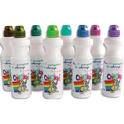Boîte de 8 marqueurs coloris métalliques Oz International de coloriage Chunkie embout mousse ne sêch