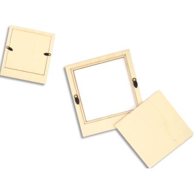 Cadre photo type Polaroïd Graine Creative en bois à personnaliser - 94 x 100 x 6 mm
