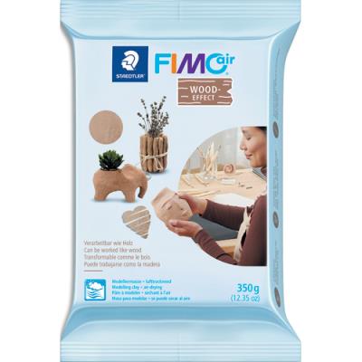 Pain 350 gr Fimo Graine Creative Air Effect Bois - Simple - lisse - ne colle pas - Pas besoin de cui