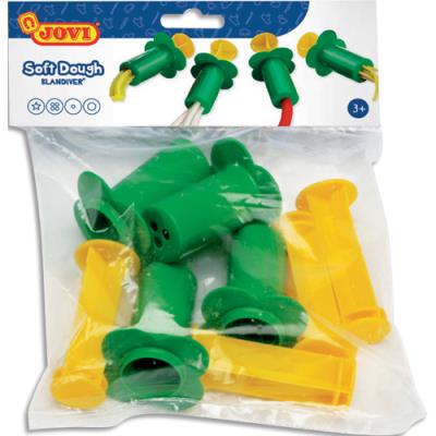 Lot de 4 presses de modelage Jovi Blandiver formes diverses pour pâte à jouer