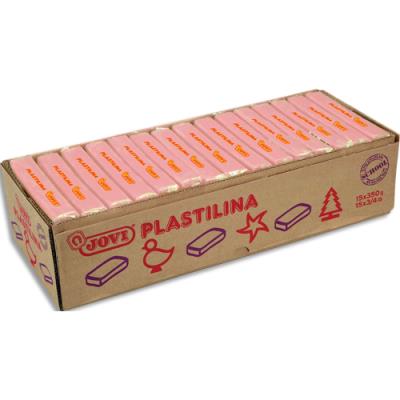 Boîte de 15 x 350 grammes de pâte à modeler végétale Jovi Plastilina couleur beige