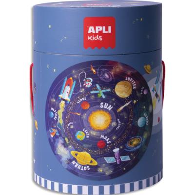 Puzzle circulaire Apli Kids de 48 pièces pour apprendre le système solaire